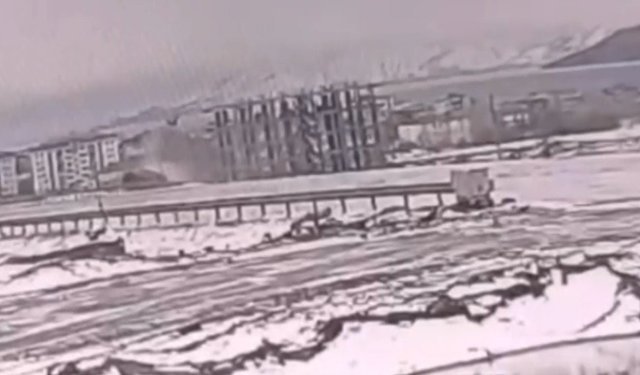 Bitlis'te otomobilin takla attığı kaza kamerada