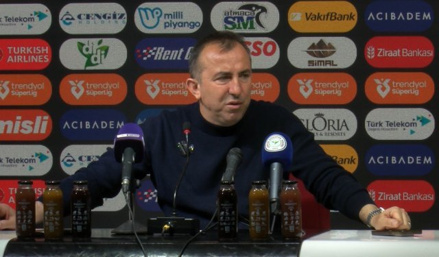 Çaykur Rizespor Teknik Direktörü Recep Uçar: 8'inci sıraya yükselmenin mutluluğunu yaşıyoruz