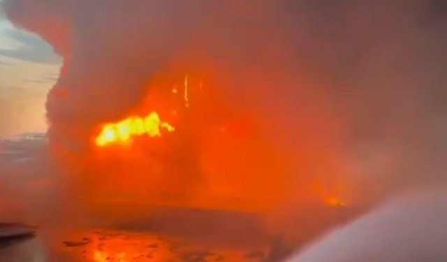 Edirne'de kereste fabrikasında yangın