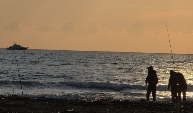 Hatay'da gün batımı kartpostallık görüntüler oluşturdu