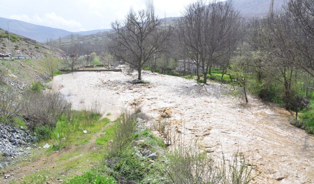 Kayseri'de sağanak sonrası sel