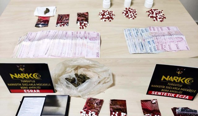 Manisa'da uyuşturucu operasyonu: 2 tutuklama