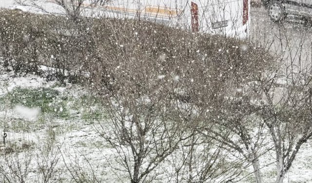 Sivas'ta kar yağışı