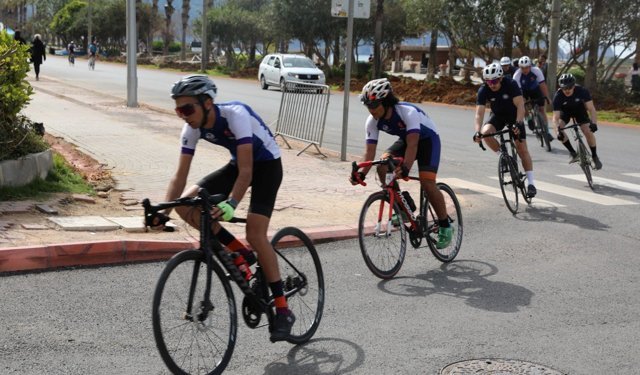 Ünilig Bisiklet Şampiyonası Alanya'da başladı
