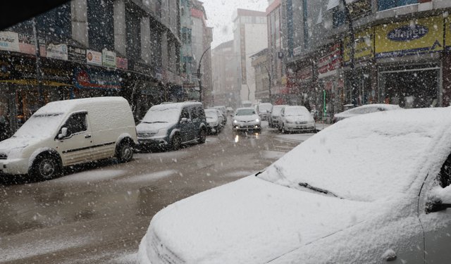 Van'da kar yağışı; 93 yerleşim yeri ulaşıma kapandı (2)