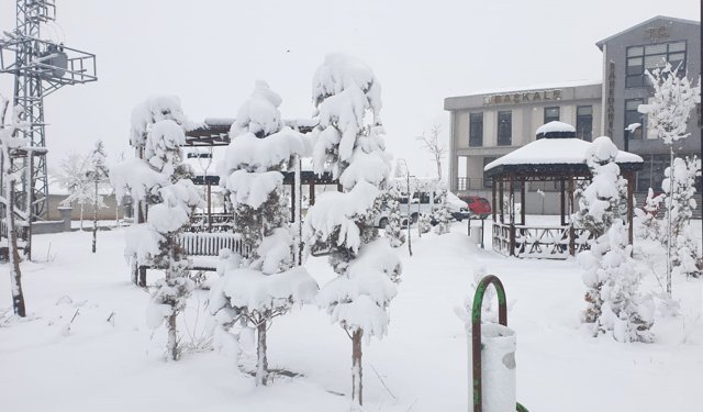 Van'da kar yağışı; 93 yerleşim yeri ulaşıma kapandı