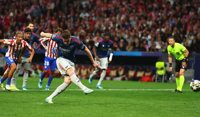 Atletico Madrid, İngiliz ekibi Arsenal'ı yenemedi