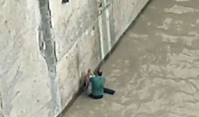 10 metreden dereye atladı, askerdeki eğitimi küçük Eslem'i hayata bağladı