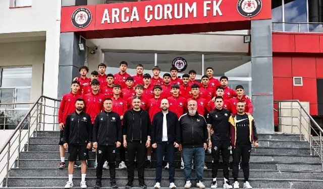 Arca Çorum FK U17 Takımı, son 8 hedefiyle Ankara yolcusu