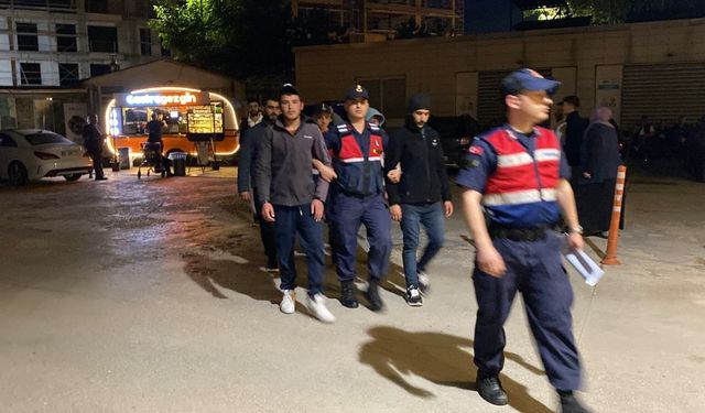 Bursa'da kaçak göçmen operasyonu: 7 gözaltı
