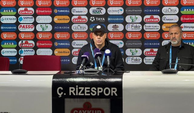 Çaykur Rizespor - Beşiktaş maçının ardından