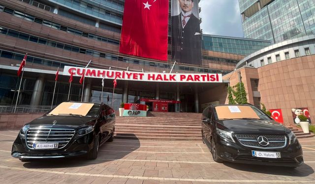 CHP'de Özgür Özel'in makam araçları satılığa çıkarıldı