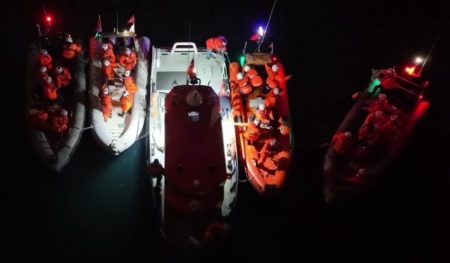 DAK/SAR'dan denizde arama kurtarma tatbikatı