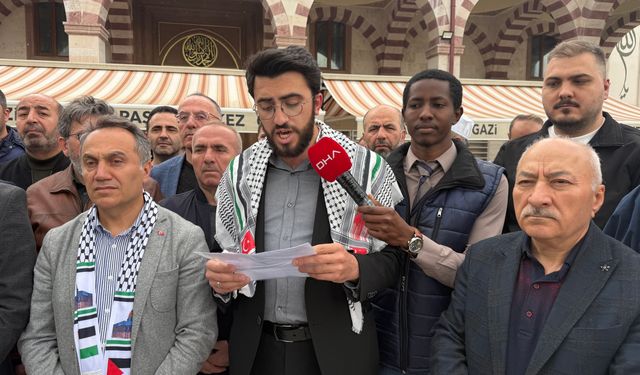 İsrail'in Sumud Filosu'na saldırısına Tokat'ta tepki