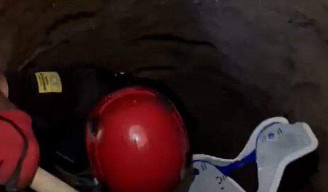 Kuyuya düşen kadın yaralandı