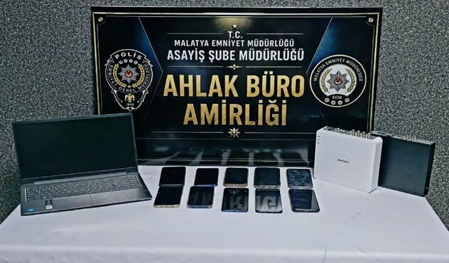 Malatya'da fuhuş operasyonu: 4 gözaltı