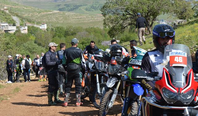 Mardin'de 'Sky Adventure' motosiklet yarışması heyecanı