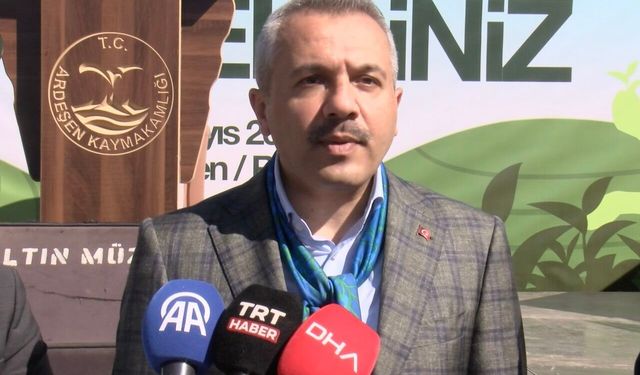 Rize'de çay hasadı şenlikle karşılandı