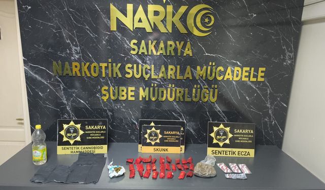 Sakarya'da uyuşturucu operasyonu; 1 tutuklama