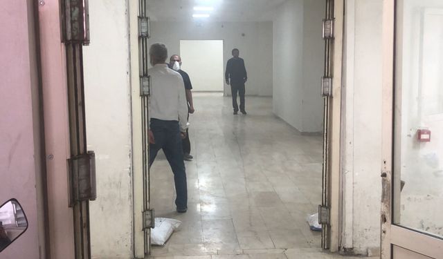 Siirt'te hastane çamaşırhanesinde yangın