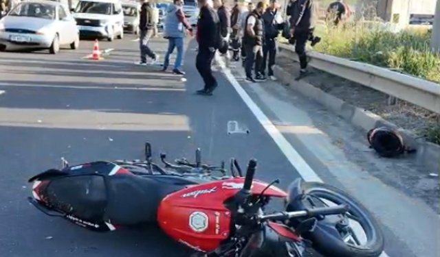 Tekirdağ'da bariyerlere çarpan motosikletteki Ela öldü, sürücü yaralandı