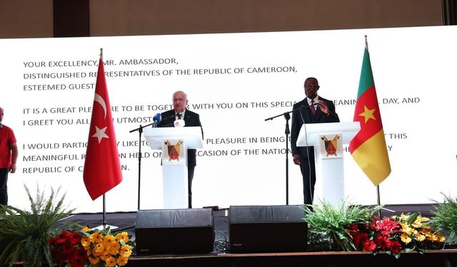 Bakan Güler, Kamerun Milli Günü resepsiyonuna katıldı