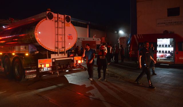 Kahramanmaraş'ta tekstil fabrikasında yangın