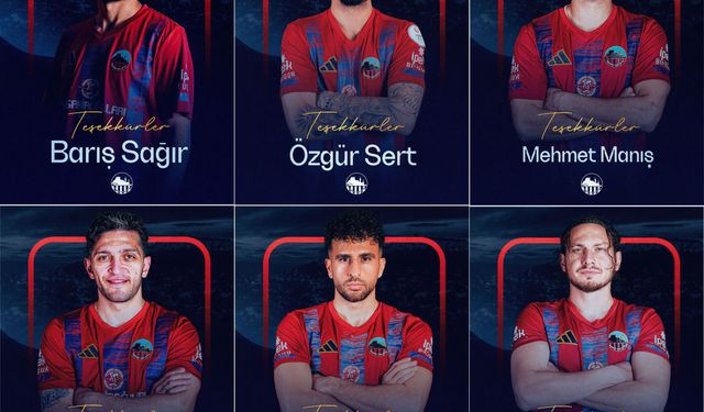 Mardin 1969 Spor'da 6 futbolcuyla yollar ayrıldı