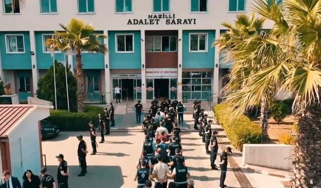 Nazilli'de mekan ve araç kurşunlayan suç örgütüne operasyon: 7 tutuklama