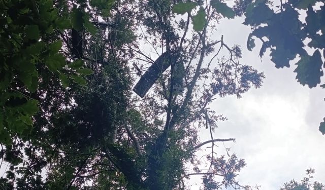 Samsun'da, Ukrayna'ya ait Kamikaze İHA parçası bulundu
