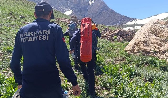 Cilo Sat Dağı'nda kaybalon dağcı için arama çalışmaları 2'nci gününde