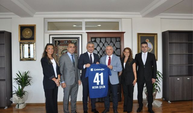 Çolakoğlu Metalurji Spor Kulübü'nden Dilovası'nda spor kültürü için iş birliği ziyaretleri