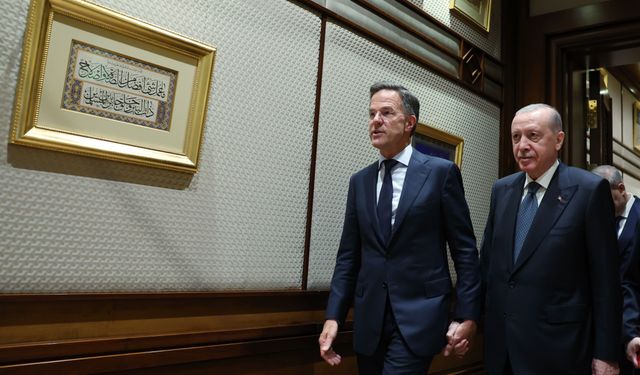 Cumhurbaşkanı Erdoğan, NATO Genel Sekreteri Rutte'yi kabul etti