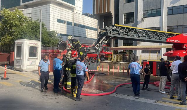 Gaziantep'te iş merkezinde yangın