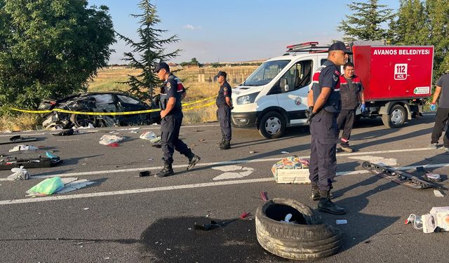 Gurbetçi ailenin otomobili takla attı: 3 ölü, 1 yaralı