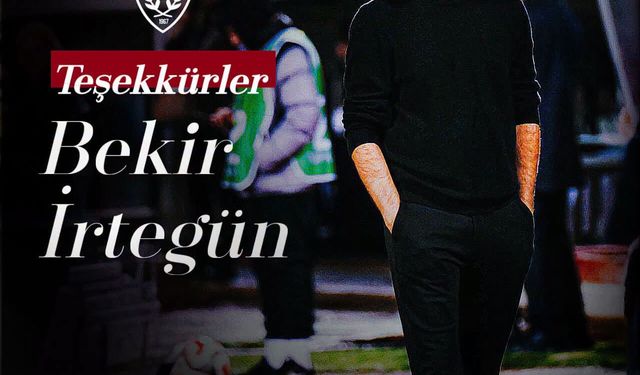 Hatayspor'da Bekir İrtegün ile yollar ayrıldı