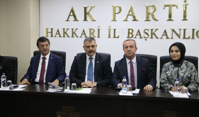 İçişleri Bakanı Mustafa Çiftçi, Hakkari'de