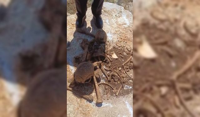 Malatya'da inşaat kazısında insan kemikleri bulundu