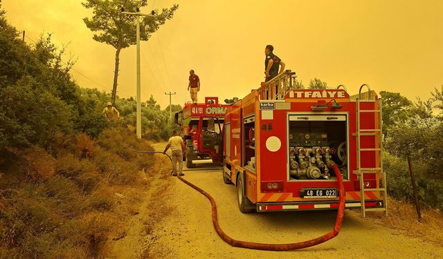 Muğla'da orman yangını (4)