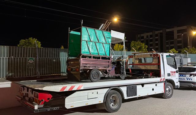 Okul inşaatından 500 bin liralık malzeme çalan 2 şüpheli, takip sonucu yakalandı