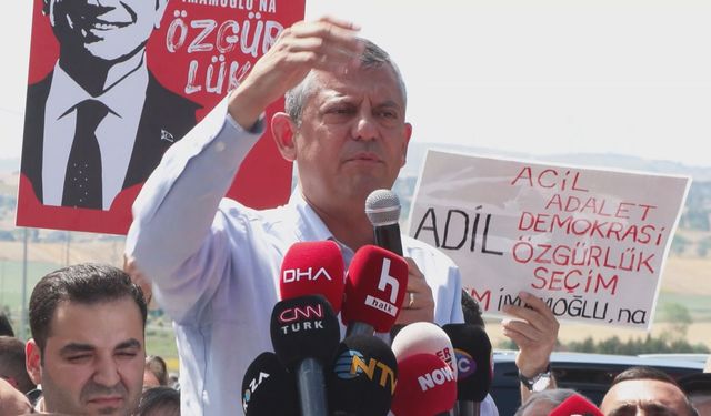 Özgür Özel, duruşmaların ardından Silivri'de konuştu