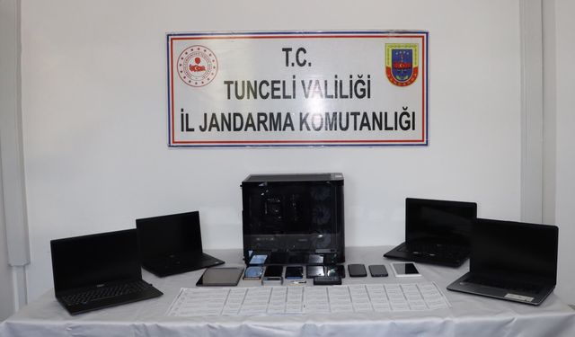 Tunceli merkezli 7 ilde 'Yatırım danışmanlığı' vaadiyle dolandırıcılık operasyonunda 11 tutuklama