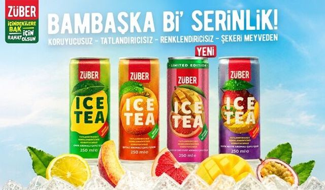 Züber'in yeni içeceği 'Mango ve Greyfurt Limited Edition' pazara sunuldu