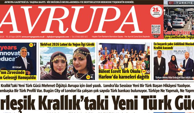 Avrupa Gazete, İngiltere, E-gazete 3 Temmuz 2026 Baskısı