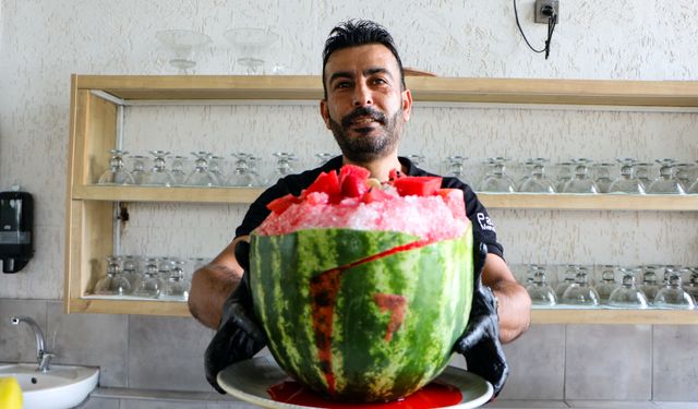 Adana'nın geleneksel lezzeti bici bici, karpuzla buluştu