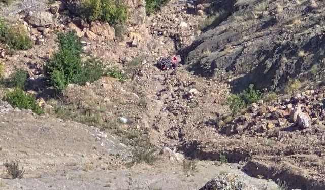 ATV şarampole yuvarlandı; 2 ağır yaralı
