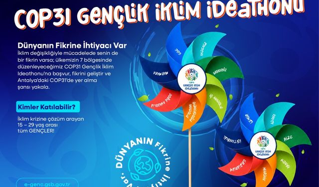 Bakan Bak, COP31 Gençlik İklim İdeathonu başvurularının başladığını açıkladı