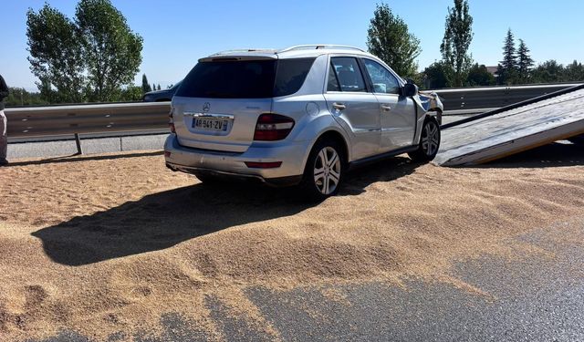 Dün görevine başlayan Sultandağı Kaymakamı ile savcı eşi kazada yaralandı