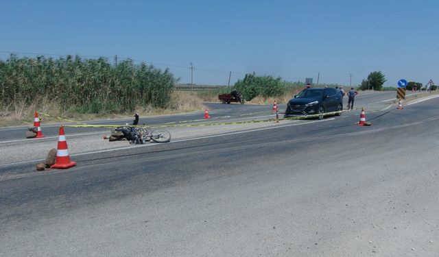 Kilis'te otomobil ile çarpışan motosikletin sürücüsü öldü