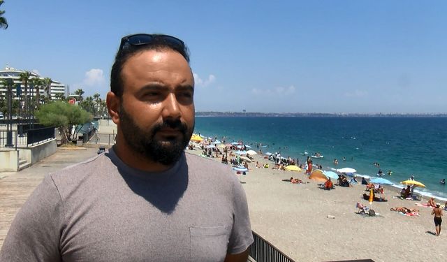 Konyaaltı Sahili'nde işletmecilerden 'şamandıra' tepkisi
